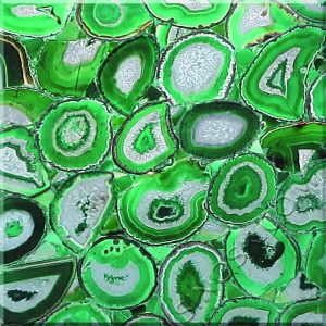 Green Agate semi-precious stone tile